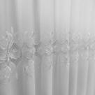 Cortina Para Sala/ Quarto De Voil Linho Bordado Gripir Luxo Forrada 3,00x2,35