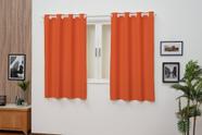 Cortina Para Sala/Quarto Oxford Varias Cores com Ilhoses 2,00 x 1,40