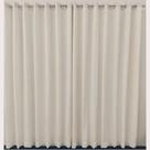 Cortina Para Sala Quarto Porta Linho Com Forro 6,00x2,60