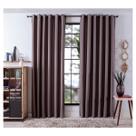 Cortina Para Sala Quarto Rústica Madras 2,60 x 2,30 m Castor Escuro Com Ilhós Cortina Para Sala Quarto Rústica Madras 2,60 x 2,30 m Castor Escuro Com Ilhós