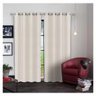 Cortina Para Sala Quarto Rústica Veneza 2,60 x 2,30 m Chino Com Ilhós - Becadecor