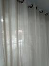 Cortina para sala quarto tulipa areia molhada 2,60 x 2,30 m com ilhós - becadecor