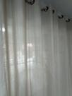 Cortina para sala quarto tulipa areia molhada 2,60 x 2,30 m com ilhós - becadecor