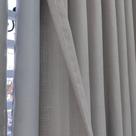 Cortina Para Sala Voil Linho Com Forro Sobre Medida Wave Deslizante Pé Direito Alto Luxo 6,00 x 3,70
