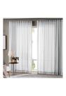 Cortina para Trilho Bella Janela 540x300 cm Inove Duplex Napoles Branco