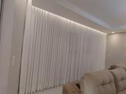 Cortina para trilho suisso quarto ou sala cor off white largura 3.00mts x 2.70 altura Cortina para trilho suisso quarto ou sala cor off white largura 3.00mts x 2.70 altura
