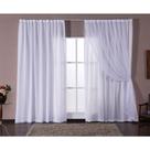Cortina para Trilho Tradicional 3,00 x 2,60m Verona Voil e Forro - Branco