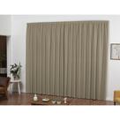 Cortina para Trilho Tradicional 4,00 x 2,60m Monaco Tecido Oxford - Chino
