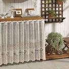 Cortina para Vitrô de Renda 2,0m x 0,80cm - Interlar