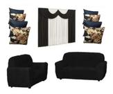 Cortina Paris 2mt+capa Sofa 3e2lugar+4capa Almofadas