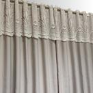 Cortina paris com renda 120x220 cor:fendi
