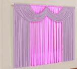 Cortina Paris Para Quarto Ou Sala 2,00m X 1,70m rosa lilass Cortina Paris Para Quarto Ou Sala 2,00m X 1,70m rosa lilass