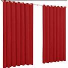 Cortina Paris para Sala e Quarto 2,30 x1,60 Vermelho Cortina Paris para Sala e Quarto 2,30 x1,60 Vermelho