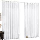 Cortina Pequena Renda Branca em Oferta para Quarto 2,00m x 1,70m Rendinha