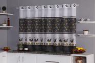 cortina pra janela de cozinha cortina 2,40x1,30m cortina oxford estampado