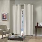 Cortina Pratika Lisa Bella Janela 1,70m x 2,60m Largura - Branco Cortina Pratika Lisa Bella Janela 1,70m x 2,60m Largura - Branco