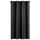 Cortina Preta Janela Casa Popular 1,40x1,60 Blackout PVC Liso