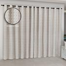 Cortina Prisma 4m x 2,60m Linho/Jacquard Semi Blackout