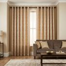 Cortina Quarto Sala Jacquard Inglês Varão 2,80m x 2,40m Cor:Marrom