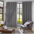 cortina quarto sala voal liso com forro cinza 3,00x2,20 cortina quarto sala voal liso com forro cinza 3,00x2,20