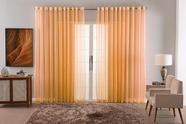 cortina quarto sala voal xadrez charm transparente 3,00x1,80
