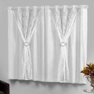 Cortina Renda Forrada Sala/Quarto 2,80x1,70 Oferta Marrocos