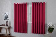 Cortina Roma 2,20x1,70 Quarto Sala Escritorio Vermelho
