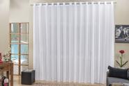Cortina Roma sala ou quarto ráfia 3,00x2,50 para varão 3m cor branca Cortina Roma sala ou quarto ráfia 3,00x2,50 para varão 3m cor branca