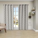 Cortina Rústica Capri Estampada 2,70 x 2,30 Algodão