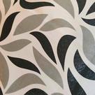 Cortina rustica Flores varao Simples 2,60x2,60m
