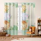 Cortina Safari Baby Blackout 2,80X 2,20 p/ Quarto Infantil Criança Bebe, Janela, Decoração.