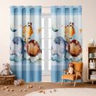 Cortina Safari Baby Blackout 2,80X 2,20 p/ Quarto Infantil Criança Bebe, Janela, Decoração.