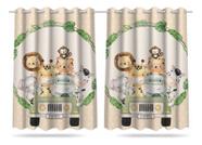 Cortina Safari Baby Infantil 2,60x1,50 Mod 05 Cortina Safari Baby Infantil 2,60x1,50 Mod 05