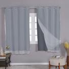 Cortina Sala Blackout Tecido Com Voil 2,80 x 1,60