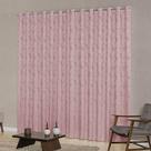cortina sala jacquard tecido semi blackout rose 4,00x2,80 cortina sala jacquard tecido semi blackout rose 4,00x2,80