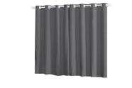 Cortina Sala Quarto 2.00m x 1.70m Oxford Roma Varão Simples ples - Cinza