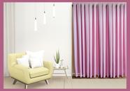 Cortina sala quarto 2,80 X 2,50 rosa