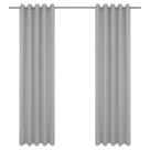 Cortina Sala Quarto Blackout 70% em Tecido 2,80x1,70m Cinza