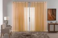 cortina sala quarto voal liso delicate 300x280 transparente