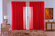 cortina sala quarto voal liso delicate 400x2,50 transparente