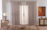 cortina sala quarto voal liso delicate 400x2,80 transparente