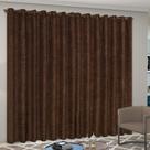 Cortina Sala Seda Amassada 3.00m x 2,50m Varão Simples
