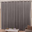 Cortina Sala Seda Amassada 3.00m x 2,50m Varão Simples