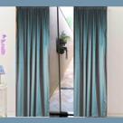 Cortina Semiblackout quarto sala suede aveludado 2,80 x 2,60