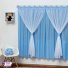 Cortina slim quarto do bebê 2,00 M X 1,70