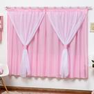 Cortina Slim Varão Simples para Quarto de Bebê Criança 2mx1,70m