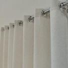 Cortina Sofisticada De Voal Gaze Linho Forro Microfibra 3,00x2,40