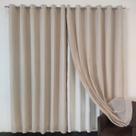 Cortina Sofisticada Linho Com Forro Blackout Original 100% 5,00x2,68