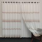 Cortina Sofisticada Voil Bordada Alto Padrão 6,00x2,50 Para Varão Cortina Sofisticada Voil Bordada Alto Padrão 6,00x2,50 Para Varão