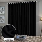 Cortina Solaris Blackout de Tecido 4m x 2,50m com Ilhós Cromado Cortina Solaris Blackout de Tecido 4m x 2,50m com Ilhós Cromado